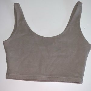 brandy melville tank top in a sand color